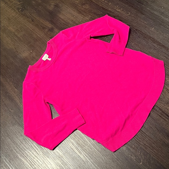 Greige hot pink sweater - Picture 1 of 4